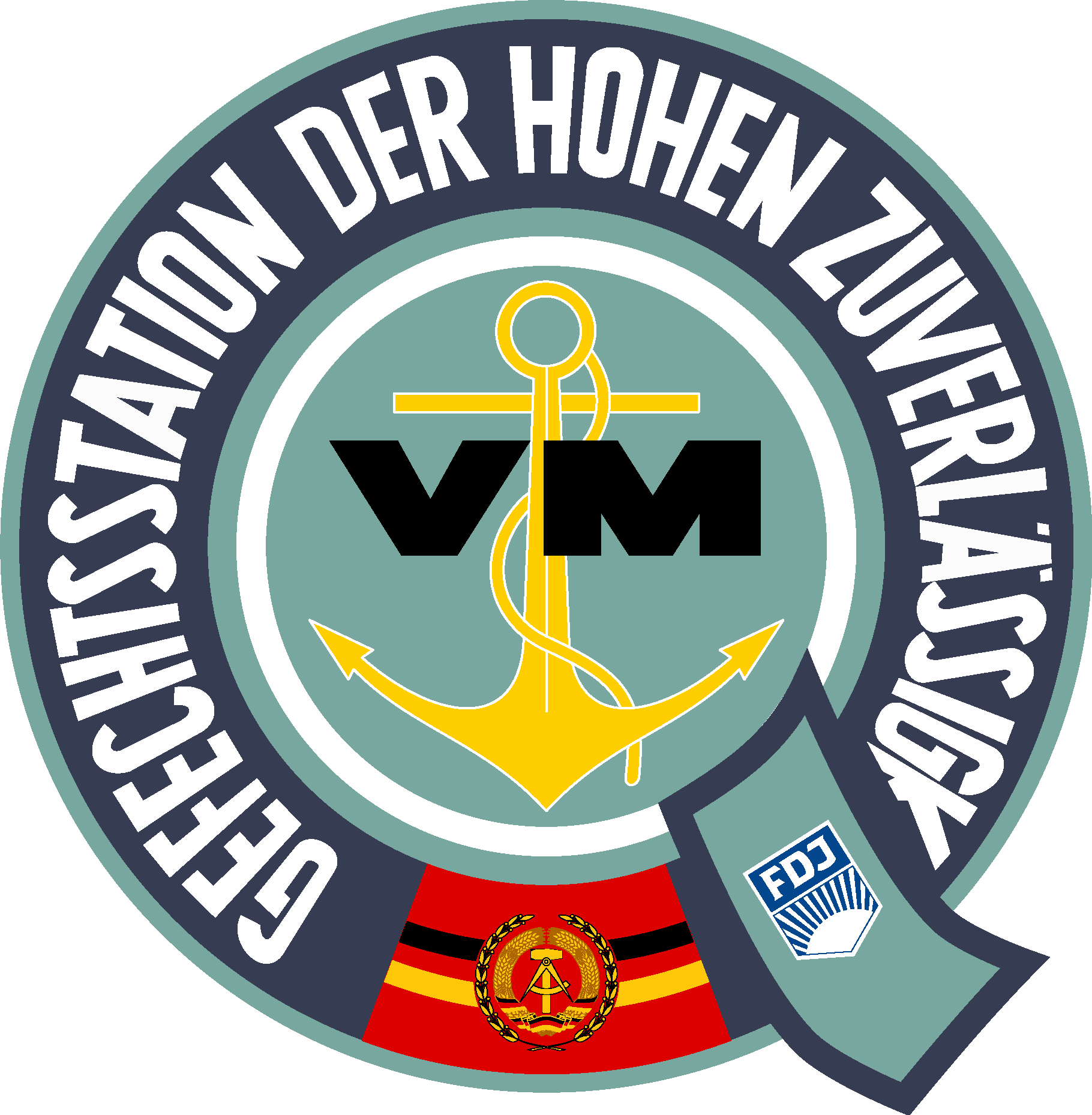 Gefechtsstation Lob Volksmarine Logo Vector Logo